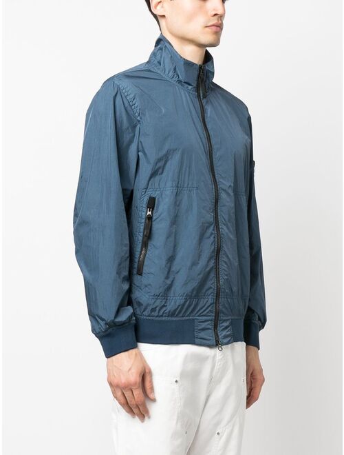 Stone Island Compass-patch zip-up jacket