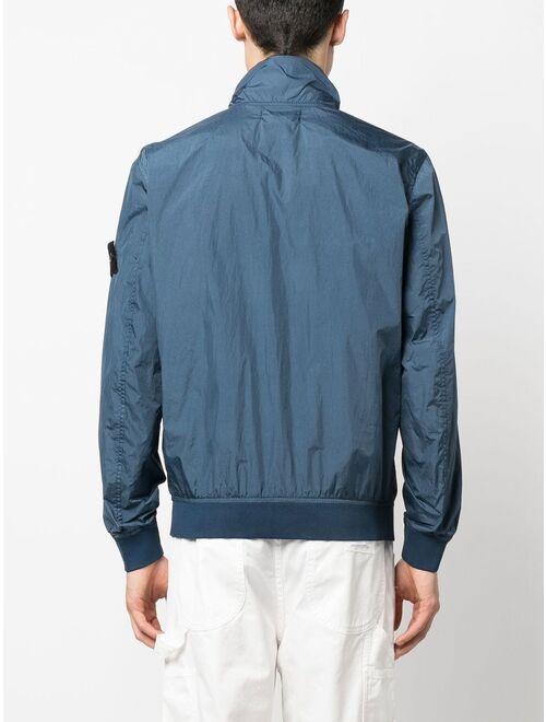 Stone Island Compass-patch zip-up jacket