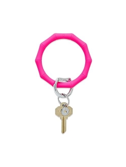 Oventure, The Original Bracelet Keychain, Silicone Big O Key Ring, Bamboo Collection