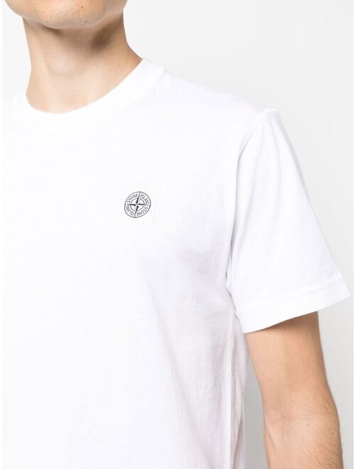 Stone Island logo-print short-sleeved T-shirt