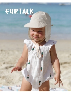 Baby Sun Hat UPF 50  Adjustable Baby Boys Girls Quick Drying Summer Beach Hat with Neck Flap for Traveling Swim Hat