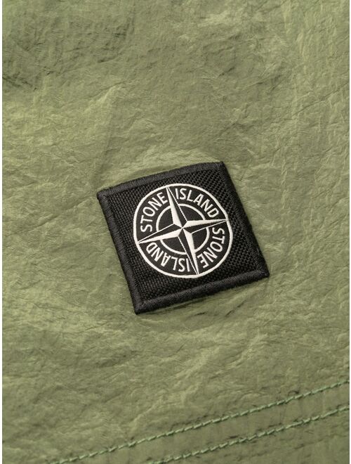 Stone Island Compass-patch track shorts