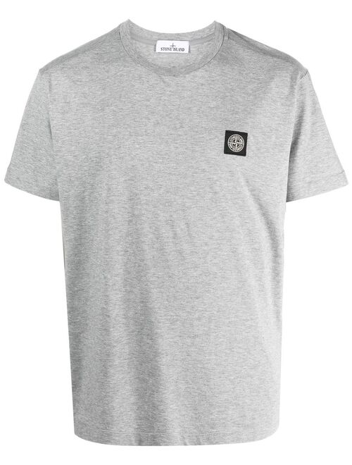 Stone Island logo-patch short-sleeve T-shirt