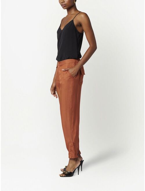 Equipment mid-rise tapered-leg trousers