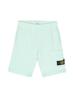 Junior Compass-patch cargo shorts