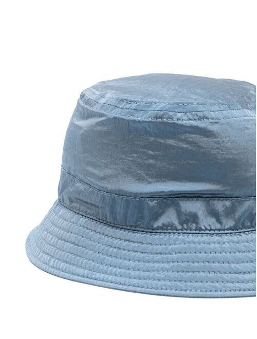 Stone Island Junior logo-patch bucket hat