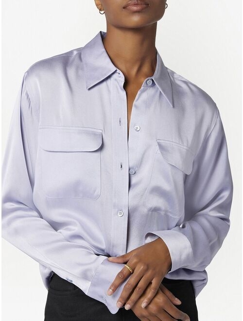 Equipment chest flap-pocket detail shirt