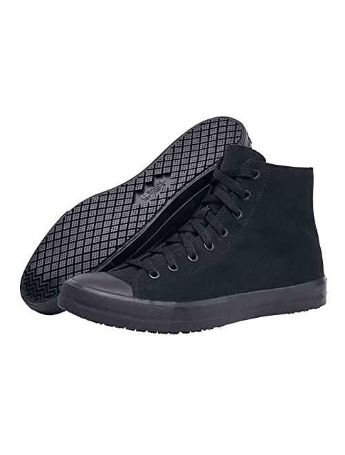 Shoes for Crews Pembroke, Men's, Women's, Unisex, Slip Resistant, High Top Work Sneakers, Leather or Canvas