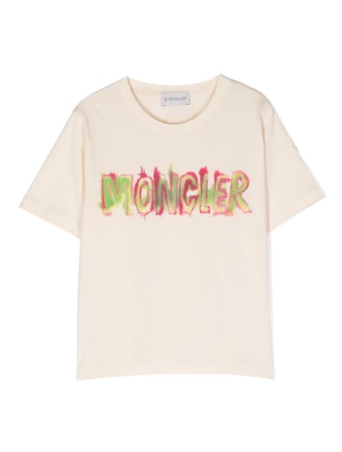 Moncler Enfant logo-print T-shirt