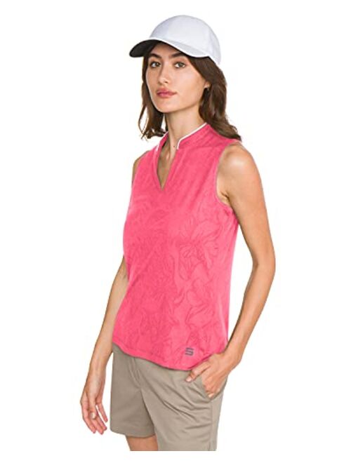 Three Sixty Six Sleeveless Golf Shirt for Women - Dry Fit Breathable Golf Top w/ 4-Way Stretch Fabric, Moisture Wicking & Anti-Odor