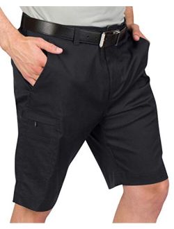 Cargo Golf Shorts for Men - Dry Fit, Large Pockets, Lightweight, Moisture Wicking, 4-Way Stretch