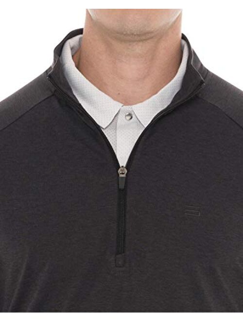 Three Sixty Six Mens Lightweight Dry Fit Pullover - Long Sleeve Half Zip Golf Jacket for Men