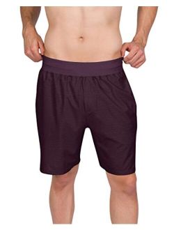 Dry Fit Mens Workout Shorts - Performance Stretch Gym Shorts for Men - Anti-Odor, Zip Pocket