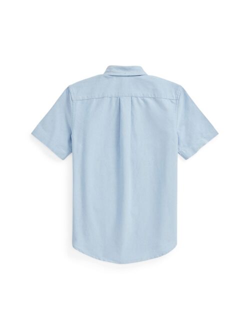 POLO RALPH LAUREN Big Boys Cotton Oxford Short-Sleeve Shirt