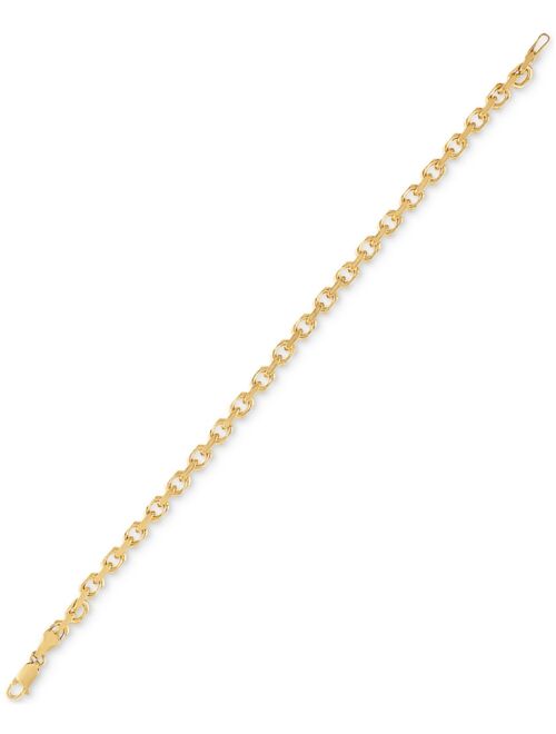 ESQUIRE MEN'S JEWELRY Cable Link Chain Bracelet, Created for Macy's
