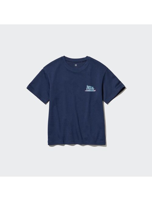 UNIQLO AIRism Cotton Graphic Short-Sleeve T-Shirt