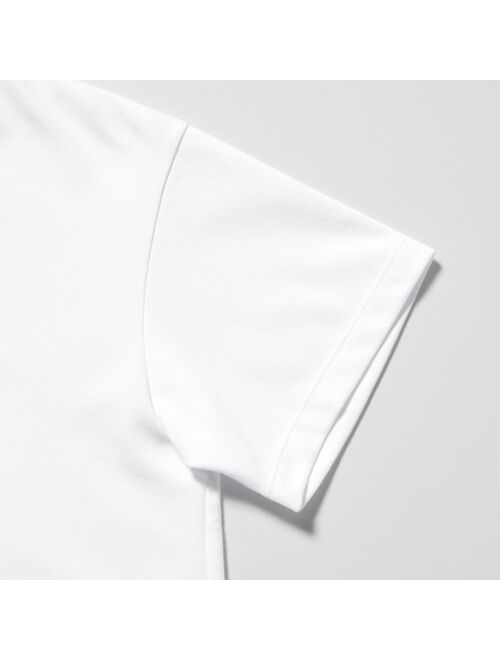 UNIQLO AIRism Cotton Graphic Short Sleeve T-Shirt