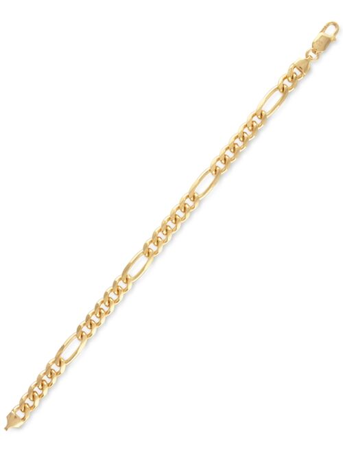 ESQUIRE MEN'S JEWELRY Cuban Figaro Link Bracelet, Created for Macy's