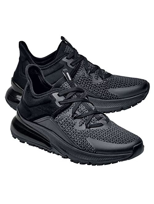 Shoes for Crews Gia, Women's Slip Resistant Work Shoes, Black
