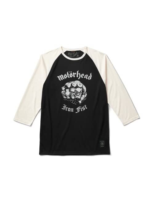 Roark Run Amok Mathis Raglan T-Shirt, Moisture Wicking, Fast Drying, Workout Tee for Men