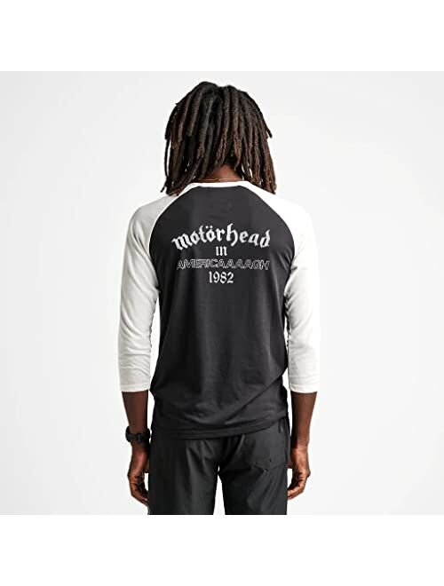 Roark Run Amok Mathis Raglan T-Shirt, Moisture Wicking, Fast Drying, Workout Tee for Men