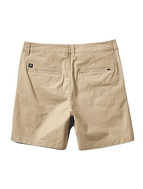 Roark Men's Porter 3.0 Stretch Chino Short, Cool, Casual, Comfortable Everyday Style