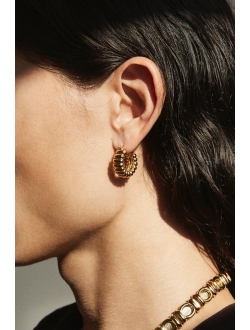 Laura Lombardi 14kt gold-plated Camilla hoop earrings