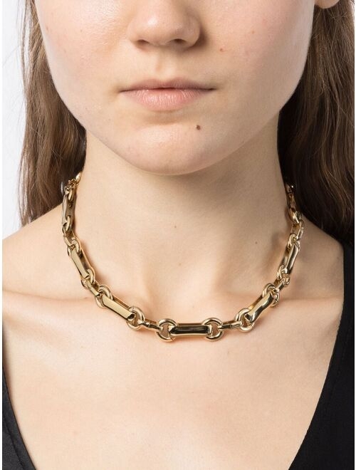 Laura Lombardi Sienna wide-link 17inch necklace