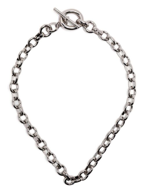 Laura Lombardi Portrait chain-link necklace
