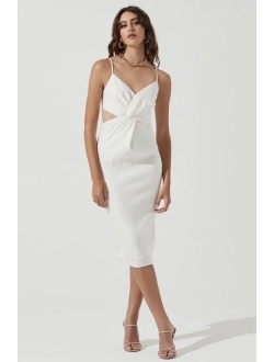 Womens Didion Cut-Out Knee Cocktail and Party Dress