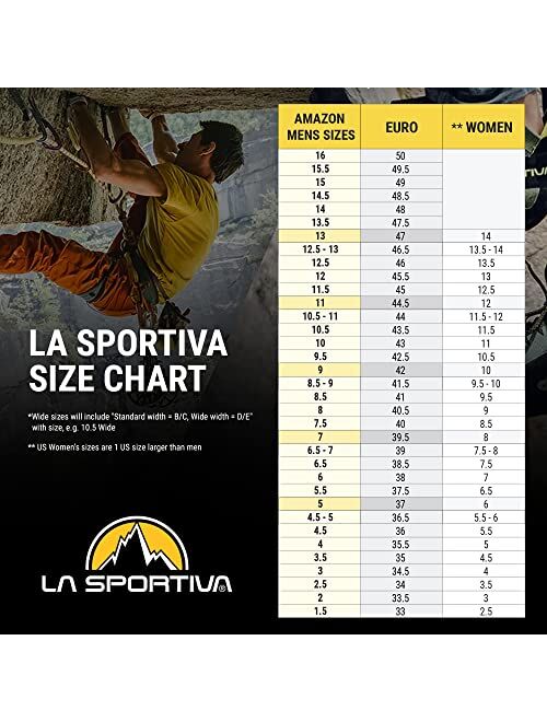 La Sportiva Mens Mantra Rock Climbing Shoes