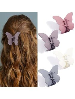 CHANACO Butterfly Hair Clips Claw Clips for Thin Hair Cute Hair Clips 2.6" Hair Clips for Women Butterfly Clips Butterfly Claw Clips Small Hair Clips Hair Accessories for