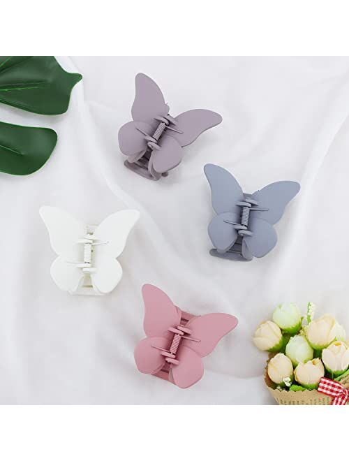 CHANACO Butterfly Hair Clips Claw Clips for Thin Hair Cute Hair Clips 2.6" Hair Clips for Women Butterfly Clips Butterfly Claw Clips Small Hair Clips Hair Accessories for