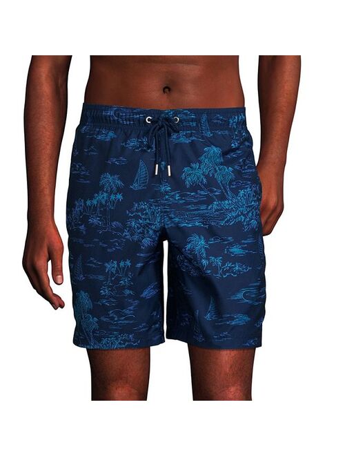 lands end Men's Lands' End 8-inch Volley Swim Trunks