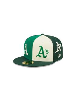 59FIFTY Oakland A's Logo Pinwheel Fitted Hat