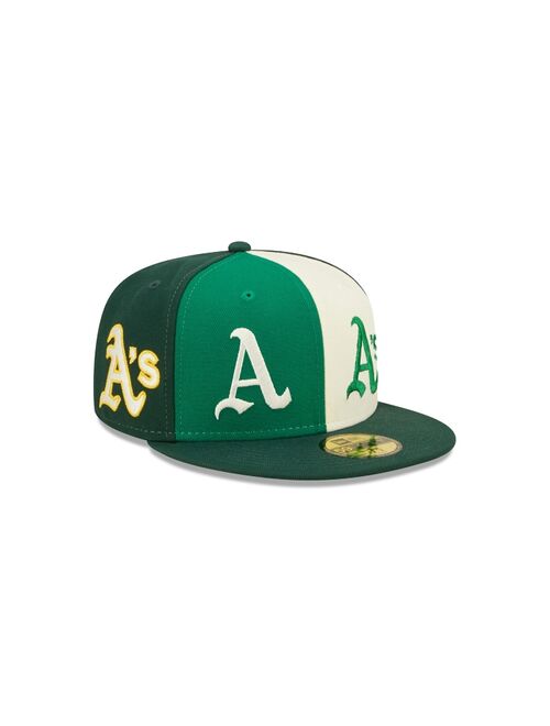 New Era 59FIFTY Oakland A's Logo Pinwheel Fitted Hat