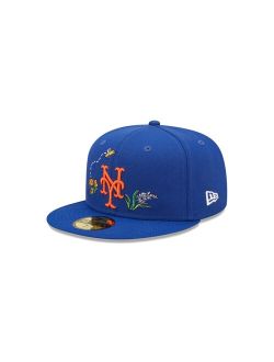 New York Mets Watercolor Floral Hat
