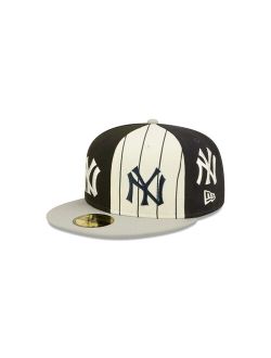 59FIFTY New York Yankees Logo Pinwheel Fitted Hat