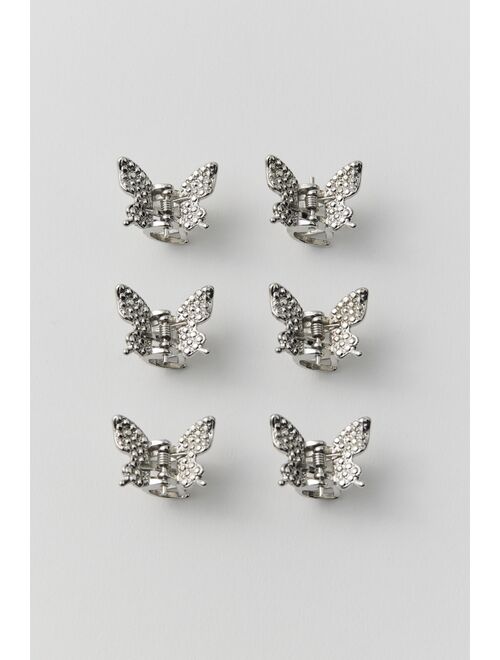 Urban Outfitters Butterfly Metal Claw Clip Set