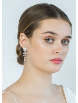 Sweat Pea crystal earrings