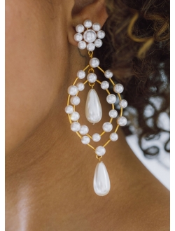 Galene pearl earrings