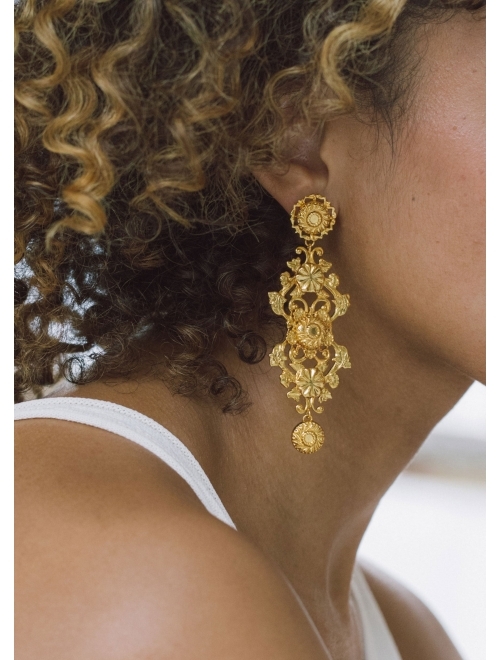 Jennifer Behr Inessa gold-plated earrings