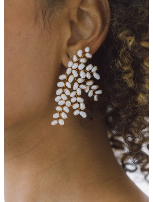 Jennifer Behr Francesca pearl earrings
