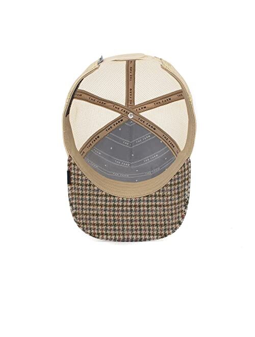 Goorin Bros. The Farm Plaid Collection Trucker Hat, Olive (Lodge King), One Size