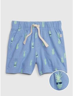 Baby 100% Organic Cotton Mix and Match Pull-On Shorts