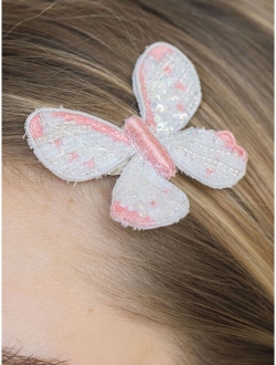 Flitter sequin-embellished hair clip