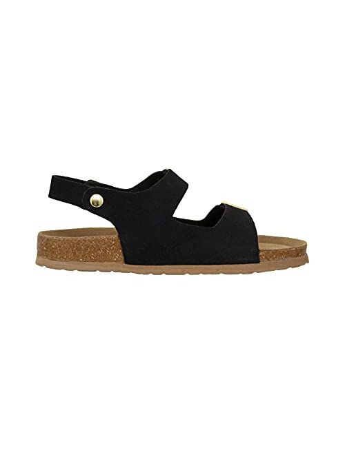 CUSHIONAIRE Women's Lulu Cork footbed Sandal with +Comfort and Wide Widths Available