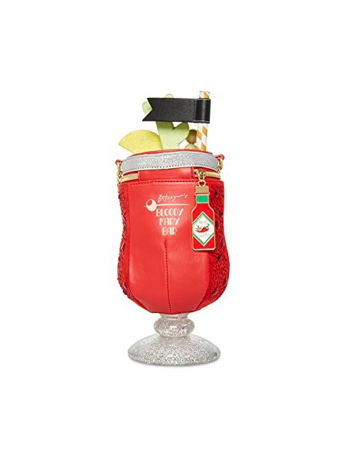 Betsey Johnson Bloody Mary Crossbody, Red