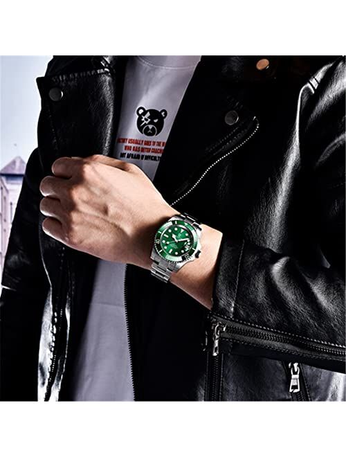 Pagrne Design Pagani Design Men's Automatic Watch nh35 Movement with Black and Green dials