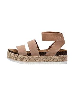 Women's Mandy Cork Espadrille Wedge Sandal